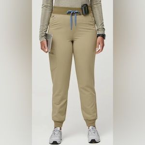 Figs high waisted Zamora, sandstone. Small petite